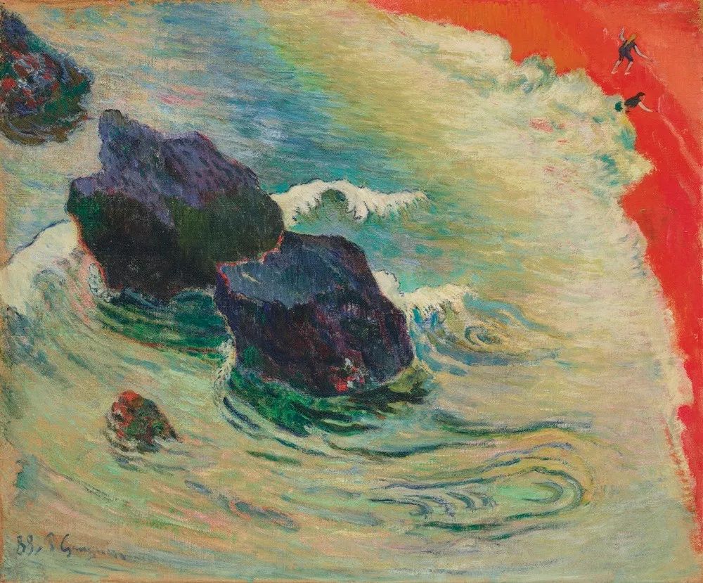 保羅·高更， 《海浪》，1888。圖片：Courtesy Christie's Images Ltd.